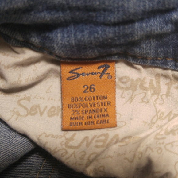 Seven7 medium wash skinny jeans size 26 - Picture 6 of 6